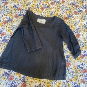 Not perfect linen top s/m